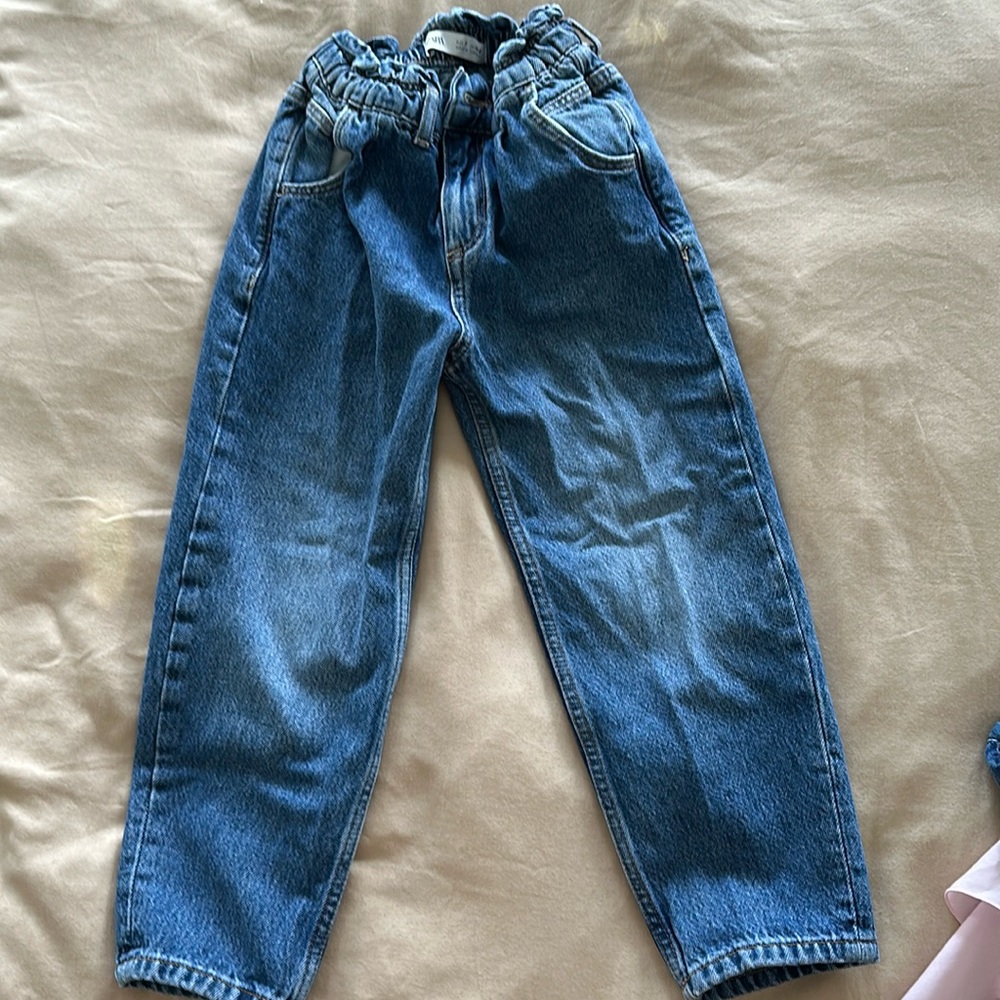Zara kids paper bag jeans - so cute!